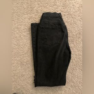 PacSun - Black Distressed Dad Jeans